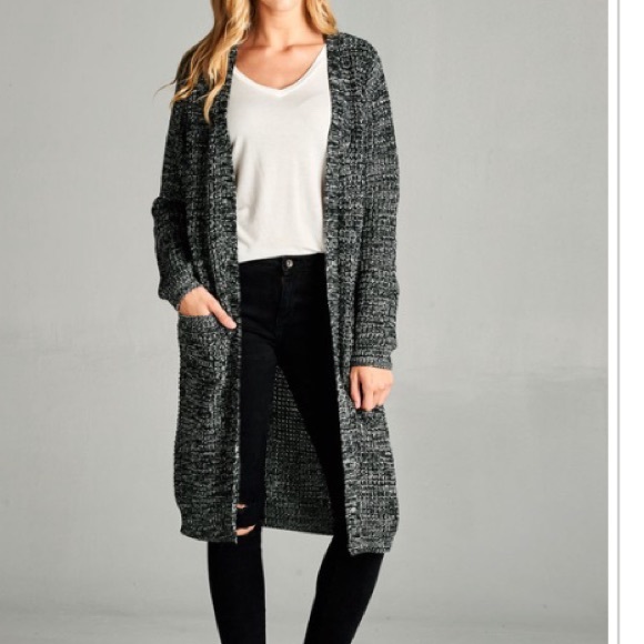 One Hr Sale ❤️Marled Long Cardigan - Picture 3 of 4