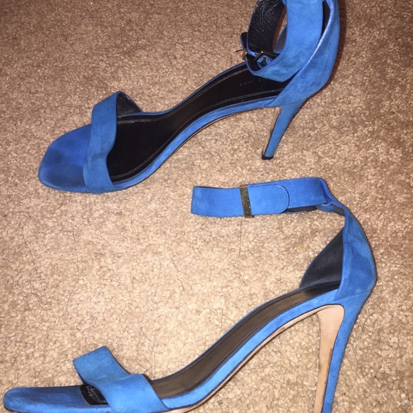 Celine Turquoise Sandals. Gently Used. Sz 40 - Picture 2 of 4