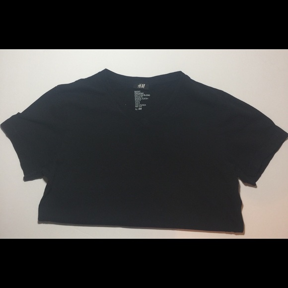 🎉🎉SOLD🎉🎉 H&M Basic Organic Cotton Blend Tee - Picture 1 of 2