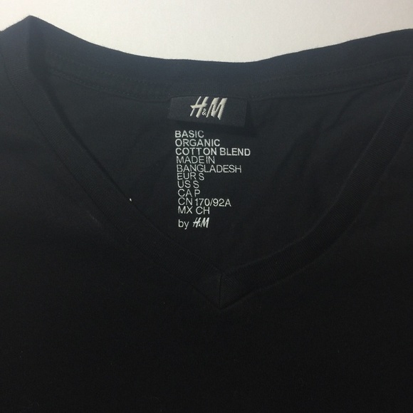 🎉🎉SOLD🎉🎉 H&M Basic Organic Cotton Blend Tee - Picture 2 of 2