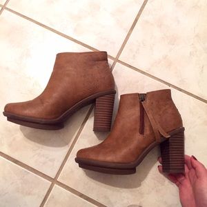 Asos booties with flat studs