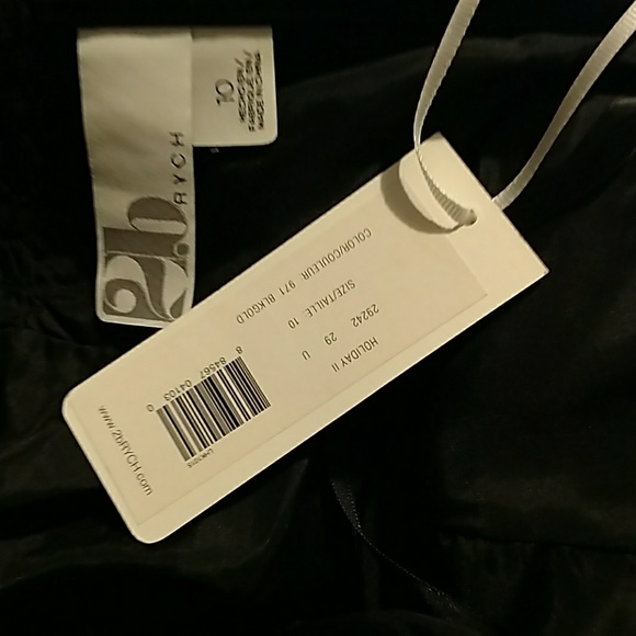 CLEARANCE 2b Rych Metallic Silk Strapless Top - Picture 3 of 3