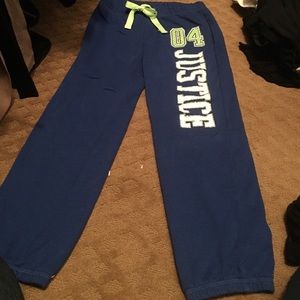 Adorable Girls Justice Sweat Pants