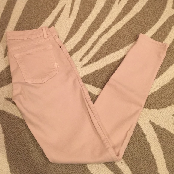 Flawless Rich & Skinny pale pink jeans sz 25 ❤️🌸