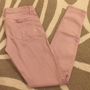 Pale pink Rich & Skinny jeans size 26 flawless!