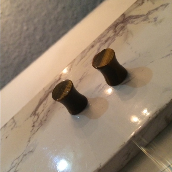 wood glass 0g plugs