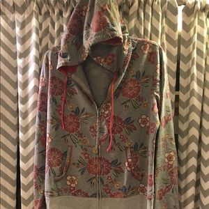 Lucky brand hooded sweatshirt. Size large