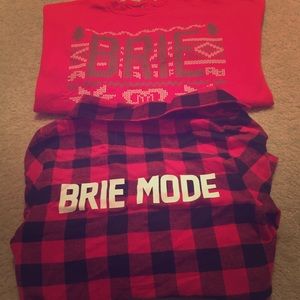 Brie Mode Xmas Sweater and Flannel