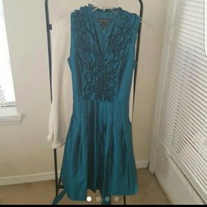 Ruffled Turquoise dress