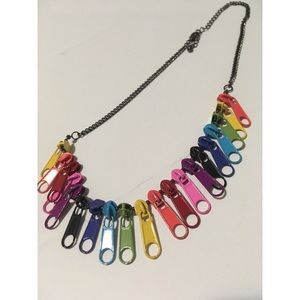 Creative and unique zipper necklace