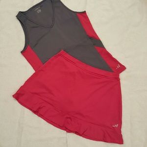 Pink Running-tennis skort - L (OFFER BUTTON😉)