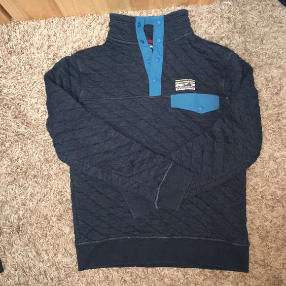 Quilt snap-T pullover