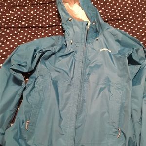 Patagonia rain jacket women's Large
