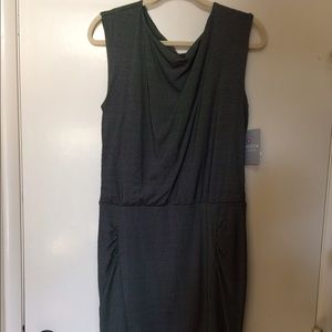 Black and white striped Athleta dress