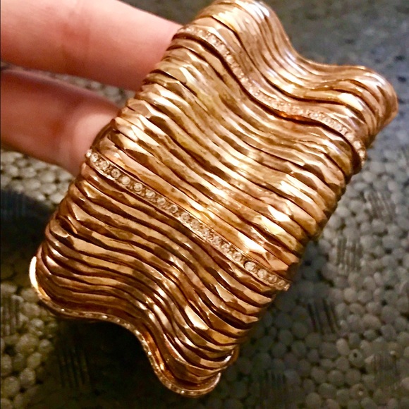 🍁🍂LARGE ROSE GOLD CASTELLANO VERMEIL BRACELET🍂 - Picture 4 of 4