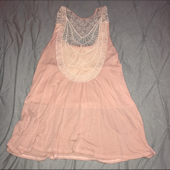 Pink Ruffle Tank Top - Picture 2 of 4