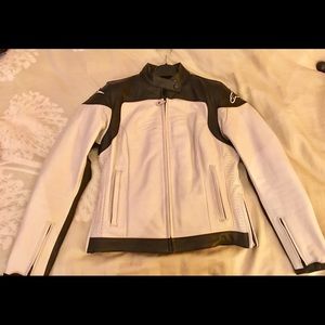 Alpine Stars woman's leather motorcycle jacket