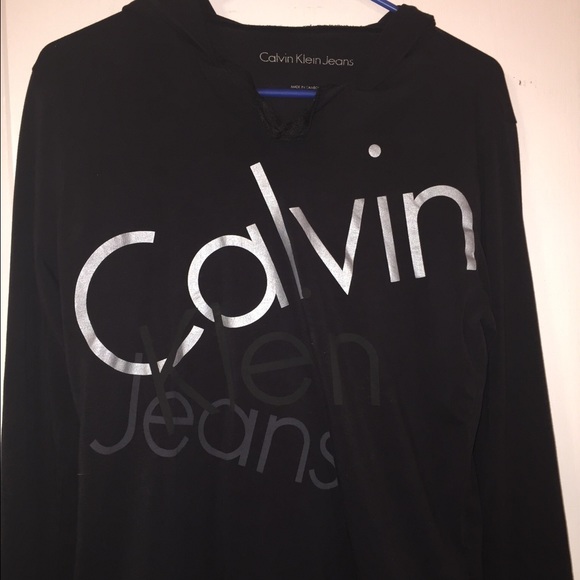Black Calvin Klein Sweater/Hoodie