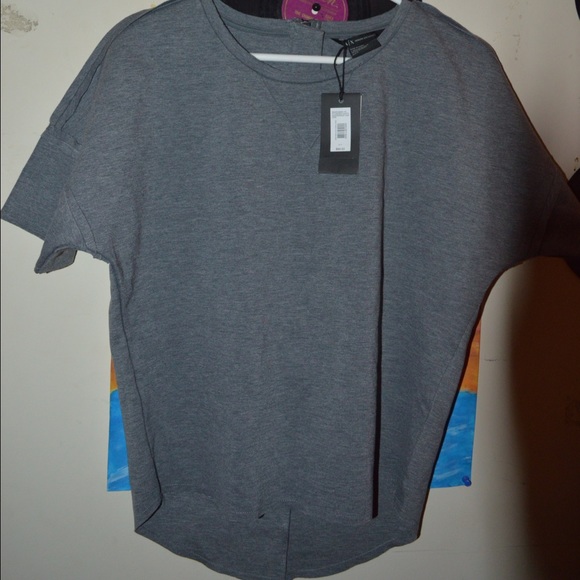 Armani Exchange short-sleeve grey shirt - Picture 2 of 4
