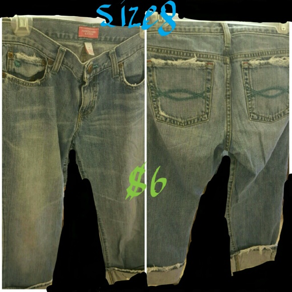 Abercrombie and fitch capri's