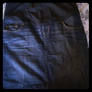 Old Navy Maternity Denim Skirt Size 2