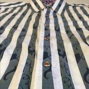 Robert Graham extremely detailed long sleeve XL