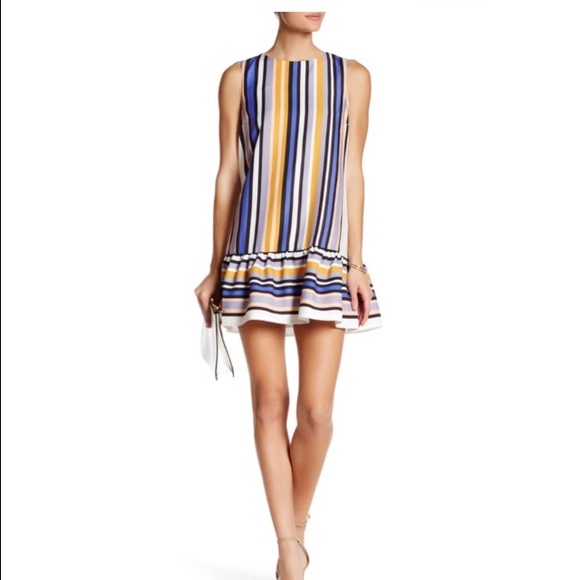 ⚡️HOST PICK 1/23!!⚡️  Ruffled Striped dress - Picture 2 of 3