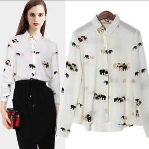 Zara elephant 🐘 blouse