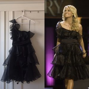 Black Ruffle Evening Dress (Betsey Johnson)