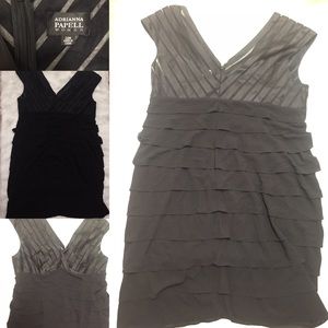 🎉SOLD!🎉Adrianna Papell Dress Size 22 Black Dress