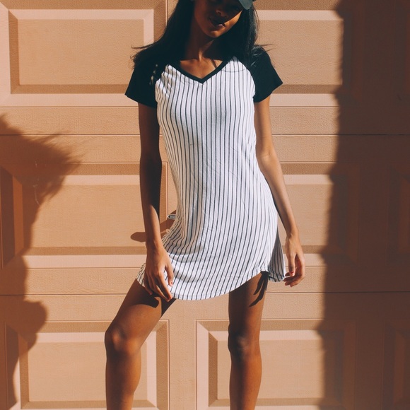 Baseball T-shirt dress