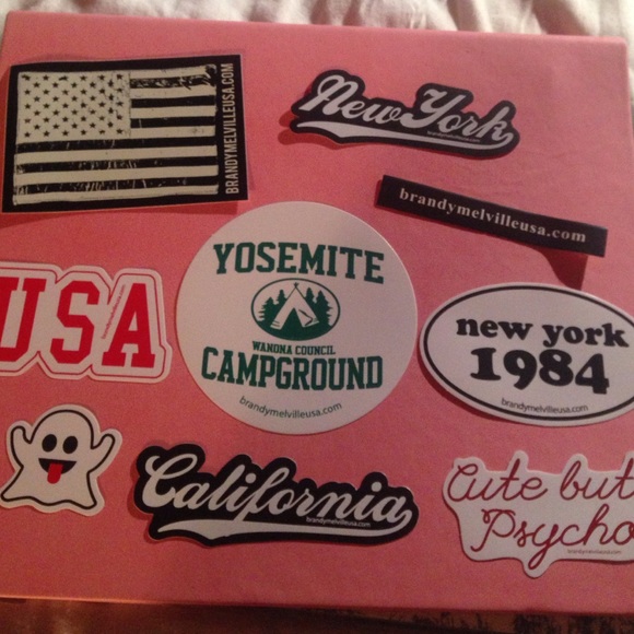 9 Brandy Melville stickers