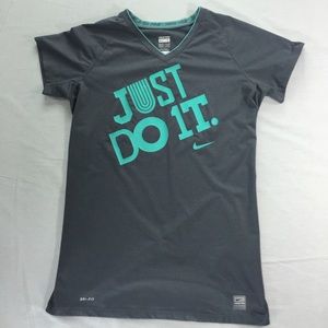Nike Just Do It V-neck Dri-Fit Top