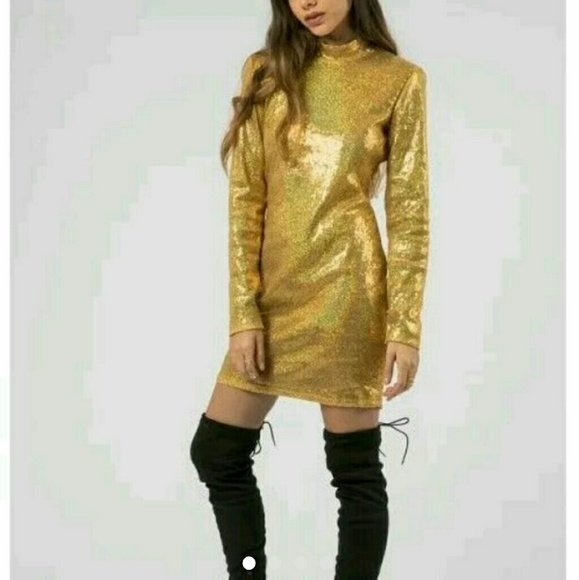 gold iridescent dress Gold Iridescent Sequin Maxi Dress