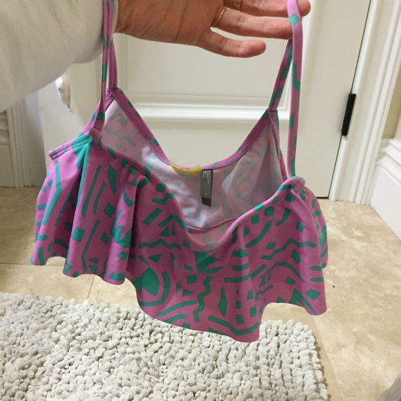 La hearts bikini top