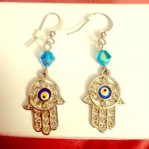 Hamsa Hand Earrings