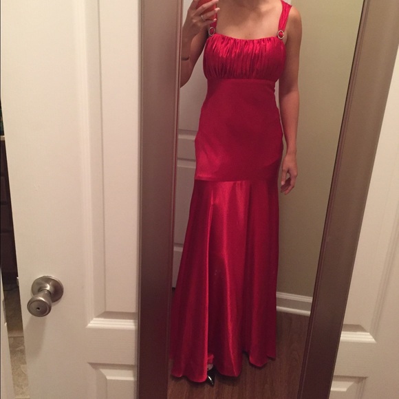Beautiful Red Ball Gown or Prom Dress