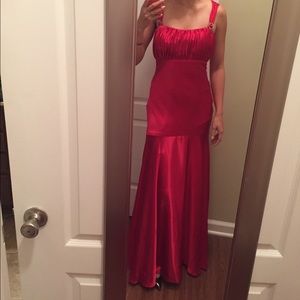 Beautiful Red Ball Gown or Prom Dress