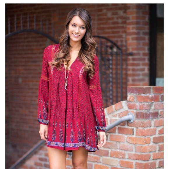 Nana macs can't stop me long sleeve shift dress