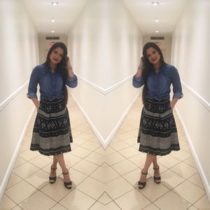 Forever 21 midi skirt