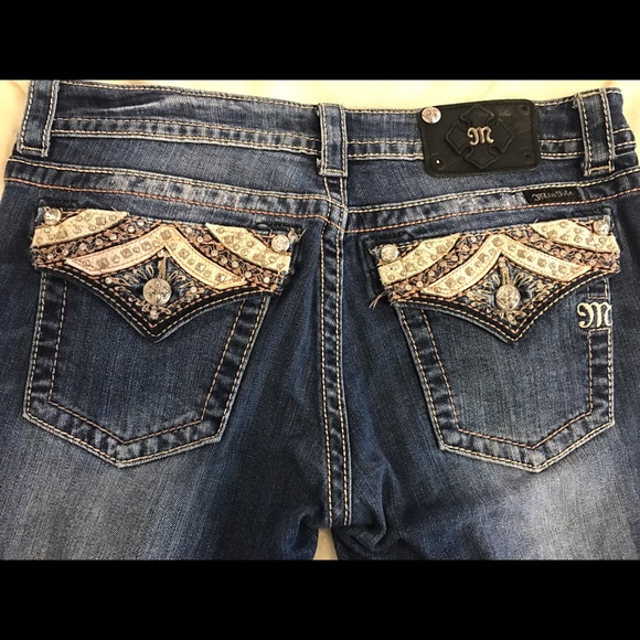 Miss Me Boot Cut Dark Wash Signature rise denim