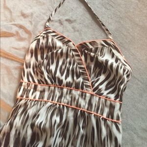 The Limited animal print maxi dress 0