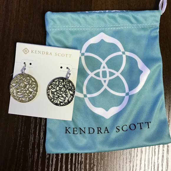 Kendra Scott Madina Silver Earrings