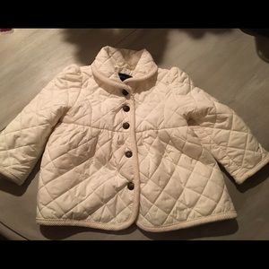Ralph Lauren Puffer Jacket in Cream
