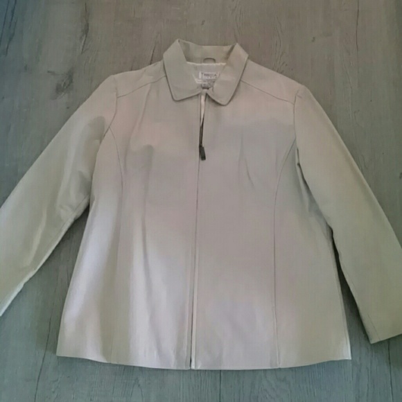 Brand new.  Women's leather jacket.
