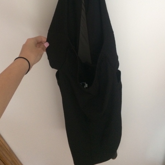 Mesh Front Open Back Homecoming Dress - Picture 4 of 4