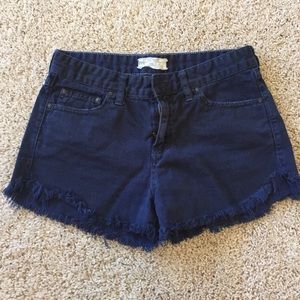 Free People denim shorts