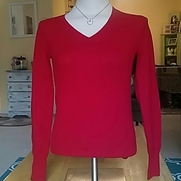 Cashmere V neck sweater