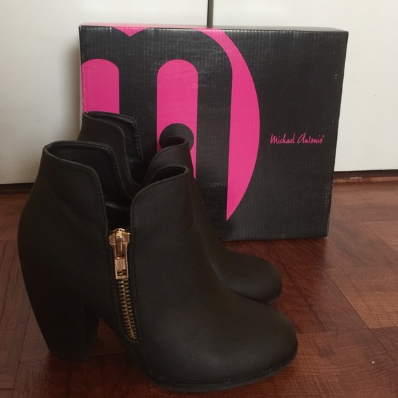 Micheal Antonio Black Booties