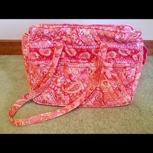 Vera Bradley diaper bag pink paisley